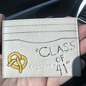 Coach Slim Id Card Case With Sketch Print